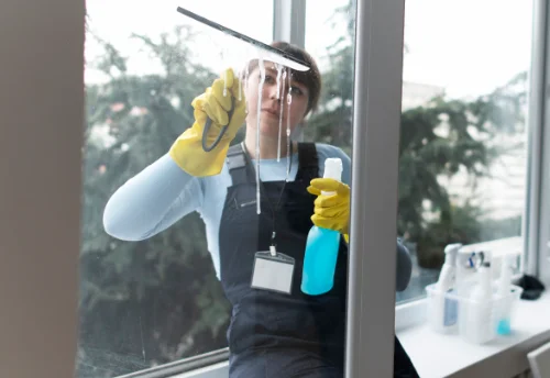 Nettoyage de vitres intérieures et extérieures à la Peyratte